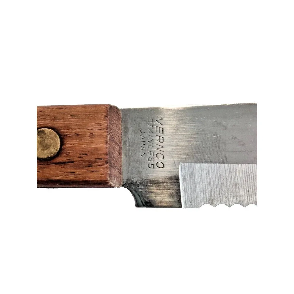 VTG Vernco Advertising Kitchen Serrated Knife The Old State Bank of Freemont, MI